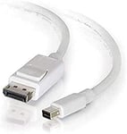 C2G 2m Mini DisplayPort/Thunderbolt to DisplayPort Monitor Cable White