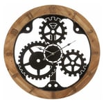 Atmosphera Créateur D'intérieur - Horloge Murale Silencieuse 'Mécanisme' 58cm Noir