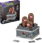 Mega Pokémon Action Figure Building Set, Mini Motion Dugtrio with 34 (US IMPORT)