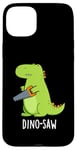 Coque pour iPhone 15 Plus Dino-saw Jeu de mots drôle dinosaure