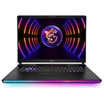 MSI Gaming 13VH-259UK Laptop 43.2 cm (17") 13th Gen i9-13980HX 32 GB NVIDIA GeForce RTX 4080 Windows 11 Home Advanced