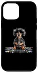 Coque pour iPhone 12 mini Table de mixage musicale teckel teckel DJ propriétaire de chien