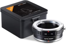 Adaptateur MD vers FX, Lens Mount Adapter pour Minolta MD MC Lens Mount Adapter à Fujifilm Fuji X-Series X FX Mount Corps sans Miroir Convient pour Fuji XT2 XT20 XE3 XT1 X-T2.[G1528]