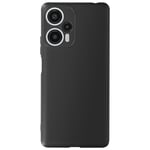 Xiaomi Poco F5 Case Resistant Silicone Gel Flexible Thin Light Black