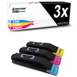 3x Eurotone Toner Replaces Kyocera TK 855 C TK 855 M TK 855 Y