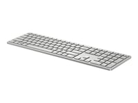 Hp 970 - Tastatur - Bakbelysning - Trådløs - 2.4 Ghz, Bluetooth - For Hp 15S  Laptop 14S, 15, 15S, 17