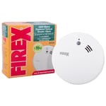 Kidde Firex KF20 Mains Powered Optical Smoke Alarm with Alkaline Back-Up Battery