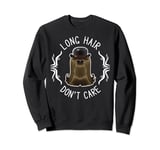 The Addams Family Cousin It Long Hair Don't Care Sweatshirt