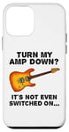 Coque pour iPhone 12 mini Baissez mon ampli, église de guitare électrique drôle