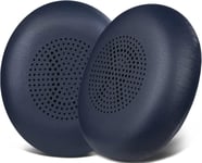 Mousse Coussin Coussinets pour Jabra Evolve2 65 (65MS 65UC USB)/Evolve2 40 (40UC 40MS USB)/Elite 45h Casque Supra-auriculaire sans Fil,Coussinets d'oreille avec Cuir protéiné Plus Doux