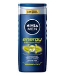 Nivea Duschgel Énergie Gel Douche Soin pour Hommes 24h Frais Effet