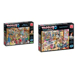 Jumbo, Wasgij Mystery 24, Blight at the Museum, Puzzles for Adults, 1000-Piece &, Wasgij Mystery 23, Pooch Parlour, Jigsaw Puzzles for Adults, 1000 piece