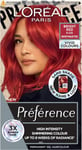 L’Oréal Paris Bold Colour Permanent Hair Dye, 8.624 Montmartre Bright Red, For 8