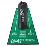 INDOOR GOLF HOME OFFICE GOLF PRO PUTTING MAT 2.5M IDEAL TRAINING AID & GIFT