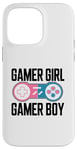 Coque pour iPhone 14 Pro Max Gamer Girl or Gamer Boy Sexe Reveal Future Parent Dad Mom