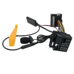 För Opel Cd30 Mp3 Cdc40 Cd70 Dvd90 Headunit Install Full Harness Plug Mikrofon Handsfree Bluetoot [DB] black