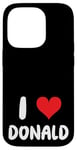 iPhone 14 Pro I Love Donald - Heart Case