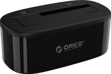 Orico Dokkingstasjon Orico Dokkingstasjon For 2,5 / 3,5" Hdd / Ssd, 5 Gbps, Usb-A Til Usb-B (Svart)