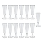 60 st 150 ml engångshartplast champagne glas rött vinglas bägare vinglas fest festival TAO