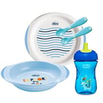 Chicco - Coffret Repas - 12M+ - Bleu aléatoire