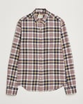 GANT Regular Flannel Plaid Shirt Cream