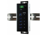 EXSYS EX-1187HMVS-WT, USB 3.2 Gen 1 (3.1 Gen 1) Type-B, USB 3.2 Gen 1 (3.1 Gen 1) Type-A, 5000 Mbit/s, Sort, CE, FCC, ROHS, 162,5 mm