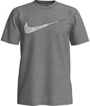 Nike Homme Dry Leg Swoosh Fill Ssnl T-shirt T shirt, Dk Grey Heather, XXL EU