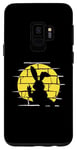 Coque pour Galaxy S9 Lapin de Pâques projecteur ombre silhouette lapin dessin animé