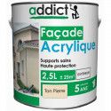 Peinture façade Addict - Boîte 2,5 l - Ton pierre