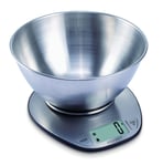 Electronic Kitchen Scale Stainless Steel Baking Scale - Large Display Wet