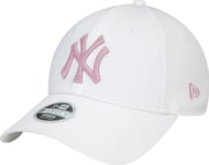 New Era New Era 9Forty New York Yankees Wmns Metallic Logo Cap 60435261 Białe Osfm