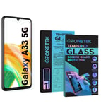 2x For Samsung Galaxy A33 5G TEMPERED GLASS Clear Screen Protector Guard Cover