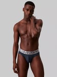 Calvin Klein Hipster Briefs, Pack of 3, Navy