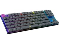 Blackstorm Flatline Rgb Tkl Dual Mode Gaming Keyboard, Gateron Red Switches