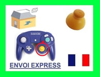 bouton réparation manette game cube joystick jaune stick jaune console gamecube