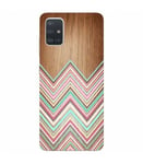 Coque Galaxy S20 PLUS effet Bois Chevron multicolor Aztec ethnique