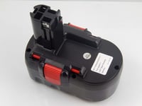 Batterie vhbw NiMH 3000mAh (18V) pour outil électrique outil Powertools Tools Bosch GLI 18 V, GSA 18 VE, GSB 18 VE-2, GSR 18 V, GSR 18 VE-2