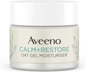 Aveeno Face Calm+Restore Oat Face Gel Moisturiser for Sensitive Skin 50ml