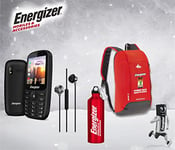 Energizer - Pack Complet - Mobile E3-2G - Clavier Arabe + Chargeur Voiture avec câble Micro-USB + Ballon