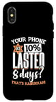 iPhone X/XS Hanukkah Phone At 10 Percent, Chanukah & Menorah Jewish Case