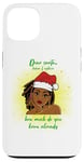 Coque pour iPhone 13 Cher Père Noël, avant que je ne t'explique à quel point tu sais déjà amusant