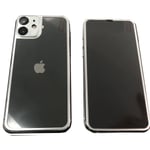 Fram- & Baksida Skärmskydd Aluminium 9H ProGuard iPhone 11 Svart