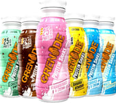 Grenade Protein Shake Variety Pack Flavours Inc. White Chocolate, Banana Armour,