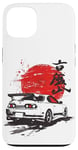 Coque pour iPhone 13 Retro JDM Japan Domestic Market Drift Racing Car Legend