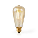 Nedis SmartLife LED vintage -lamppu, Wi-Fi, 5W - kulta