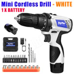 CORDLESS DRILL DRIVER LI-ION ELECTRIC SCREWDRIVER BATTERY COMBI SET SMALL UK