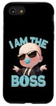 Coque pour iPhone SE (2020) / 7 / 8 Baby Boss « I Am The Boss » Like A Boss Kids