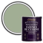 Rust-Oleum Peinture Verte Résistante à l'eau pour Faïence de Cuisine, Finition Mate - Vert Khaki 750ml