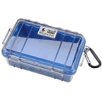 Pelican 1050 Micro Coque pour iPhone, GoPro, Appareil Photo, etc. Bleu/Transparent