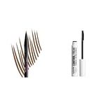 NYX Professional Makeup Crayon à Sourcils Lift & Snatch, Waterproof, Sans Transfert, Brunette & Gel à Sourcils Control Freak, Mascara avec Gel Fixant Transparent, Sourcils Apprivoisés & Définis, 10 ml